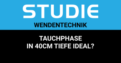 Studie: 40cm beste Tiefe für Unterwasserphase?