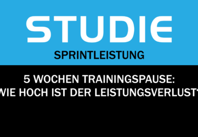 Studie: Sprintleistung nach 5 Wochen Trainingsunterbrechung