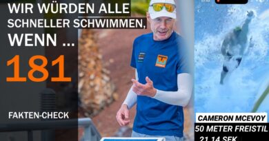 Tipp #181: Der Beweis – ohne Atmung schneller schwimmen