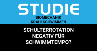 Studie: Schulterrotation korreliert negativ mit Schwimmgeschwindigkeit